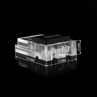 Конектор для світлодіодних стрічок OEM SC-27-SW-10-2 10мм, 2 pin дріт-стрічка invisible style